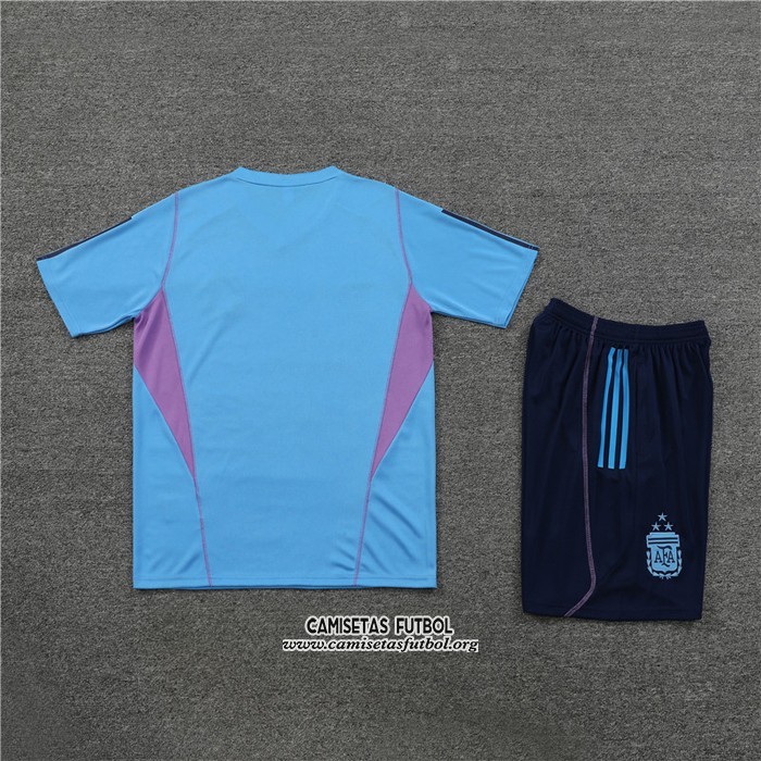 Chandal del Argentina Manga Corta 2023/2024 Azul Oscuro - Pantalon Corto